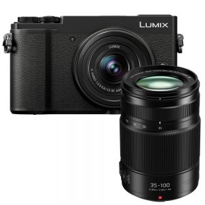Panasonic Lumix DC-GX9 zwart + 12-32mm + 35-100mm ASPH