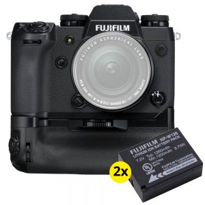 Fujifilm X-H1 body + VPB-XH1 grip + 2x NP-W126S accu