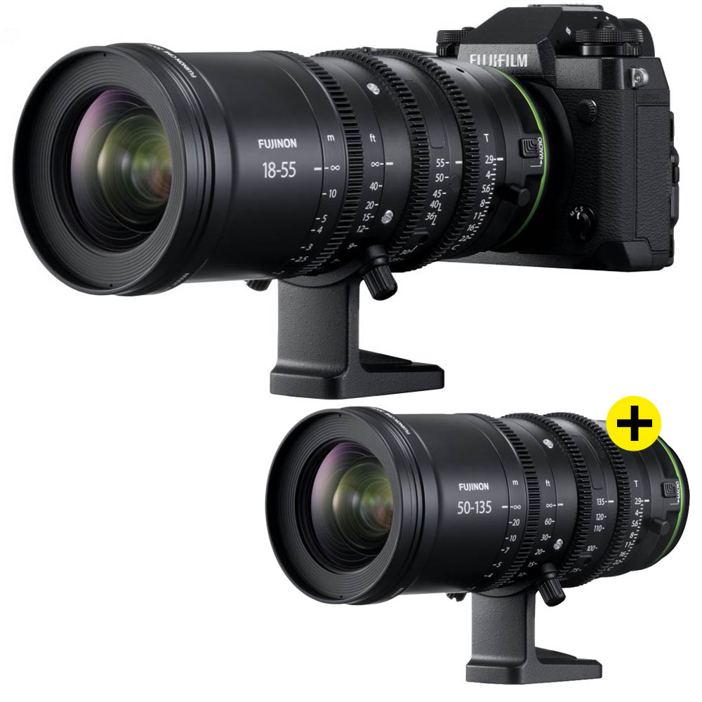 Fujifilm X-H1 body + MKX 18-55mm T2.9 + MKX 50-135mm T2.9 Fujifilm X-H1 body + MKX 18-55mm T2.9 + MKX 50-135mm T2.9