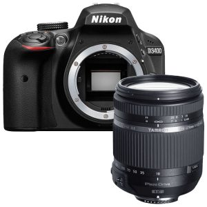 Nikon D3400 zwart + Tamron 18-270mm Di II VC PZD TS