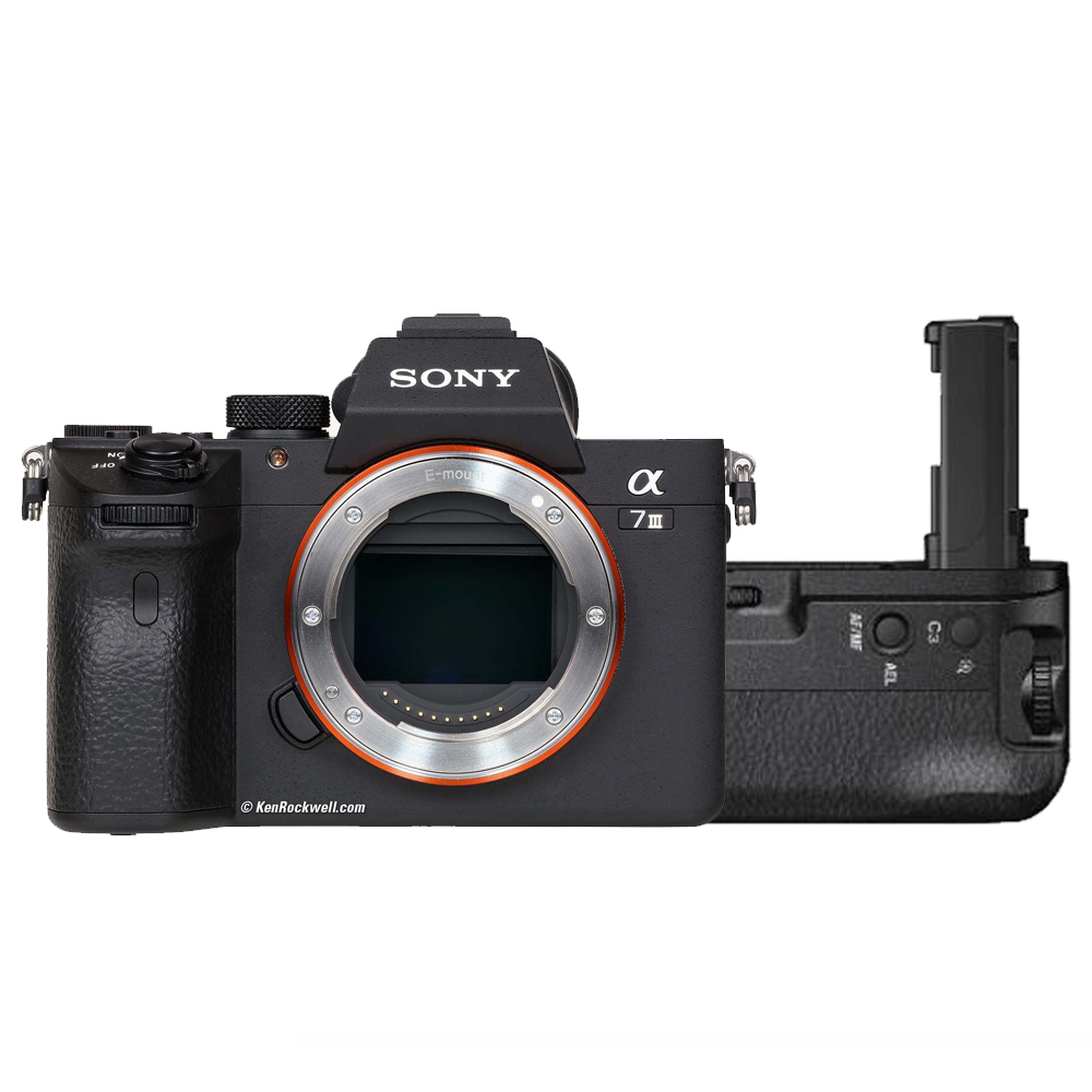 Sony A7 mark III + VG-C3EM Vertical Battery Grip Sony A7 mark III + VG-C3EM Vertical Battery Grip