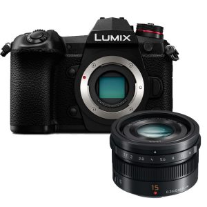 Panasonic Lumix DC-G9 zwart + 15mm Leica DG Summilux