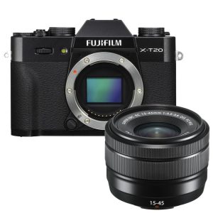 Fujifilm X-T20 zwart + 15-45mm OIS PZ