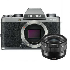 Fujifilm X-T100 zilver + XC 15-45mm F/3.5-5.6 OIS PZ zwart