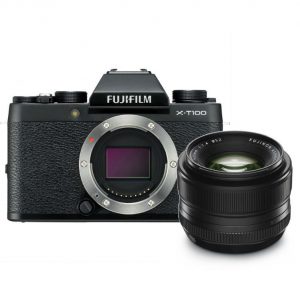 Fujifilm X-T100 zwart + 35mm F/1.4 R