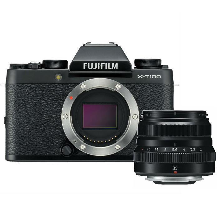 Fujifilm X-T100 + 35mm F/2.0 zwart Fujifilm X-T100 + 35mm F/2.0 zwart