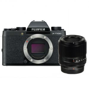 Fujifilm X-T100 zwart + 60mm F/2.4 R Macro