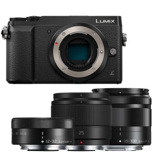 Panasonic Lumix DC-GX80 Triple Kit + HGR2 Handgrip