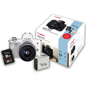 Canon EOS M50 + 15-45mm wit Peter Hadley Kit