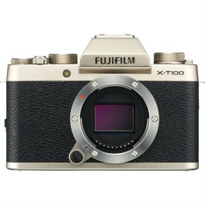Fujifilm X-T100 body champagne goud