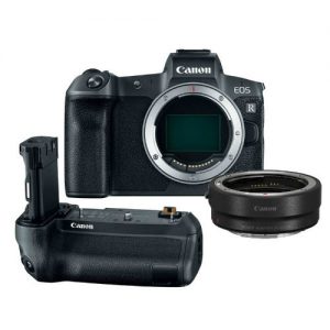 Canon EOS R + EF - RF Mount Adapter + BG-E22 Battery Grip