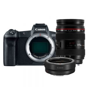 Canon EOS R + EF - RF Mount Adapter + EF 24-70mm F/2.8 L USM II