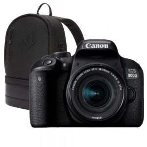 Canon EOS 800D + 18-55MM F/4-5.6 IS STM COMPACT incl BP100 backpack