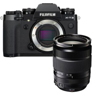 Fujifilm X-T3 zwart + XF 18-135mm