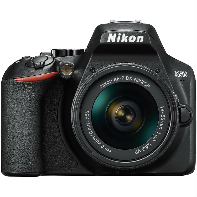 Nikon D3500 zwart + AF-P 18-55mm VR Nikon D3500 zwart + AF-P 18-55mm VR