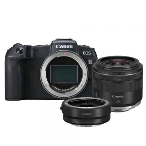 Canon EOS RP Body + EF - RF Mount Adapter + RF 35mm F/1.8 IS Macro STM