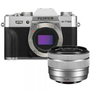 Fujifilm X-T30 zilver + XC 15-45mm F/3.5-5.6 OIS PZ zilver