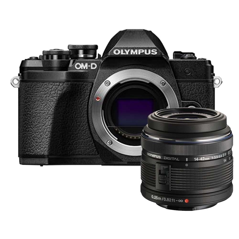 Olympus OM-D E-M10 mark III zwart + 14-42mm II R zwart Olympus OM-D E-M10 mark III zwart + 14-42mm II R zwart