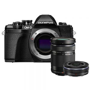 Olympus OM-D E-M10 mark III zwart + 14-42mm EZ zwart + 40-150mm R zwart