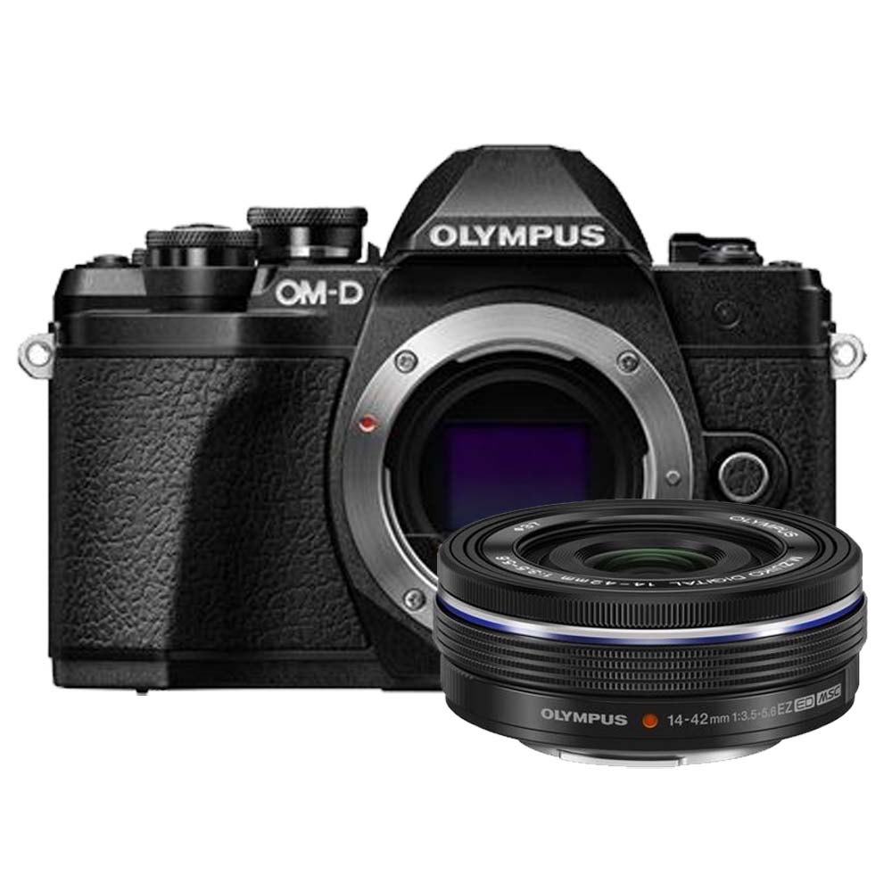 Olympus OM-D E-M10 mark III zwart + 14-42mm EZ zwart Olympus OM-D E-M10 mark III zwart + 14-42mm EZ zwart