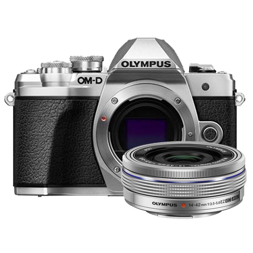 Olympus OM-D E-M10 mark III zilver + 14-42mm EZ zilver Olympus OM-D E-M10 mark III zilver + 14-42mm EZ zilver