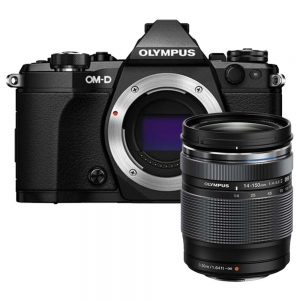 Olympus OM-D E-M5 Mark II zwart + 14-150mm Mark II zwart