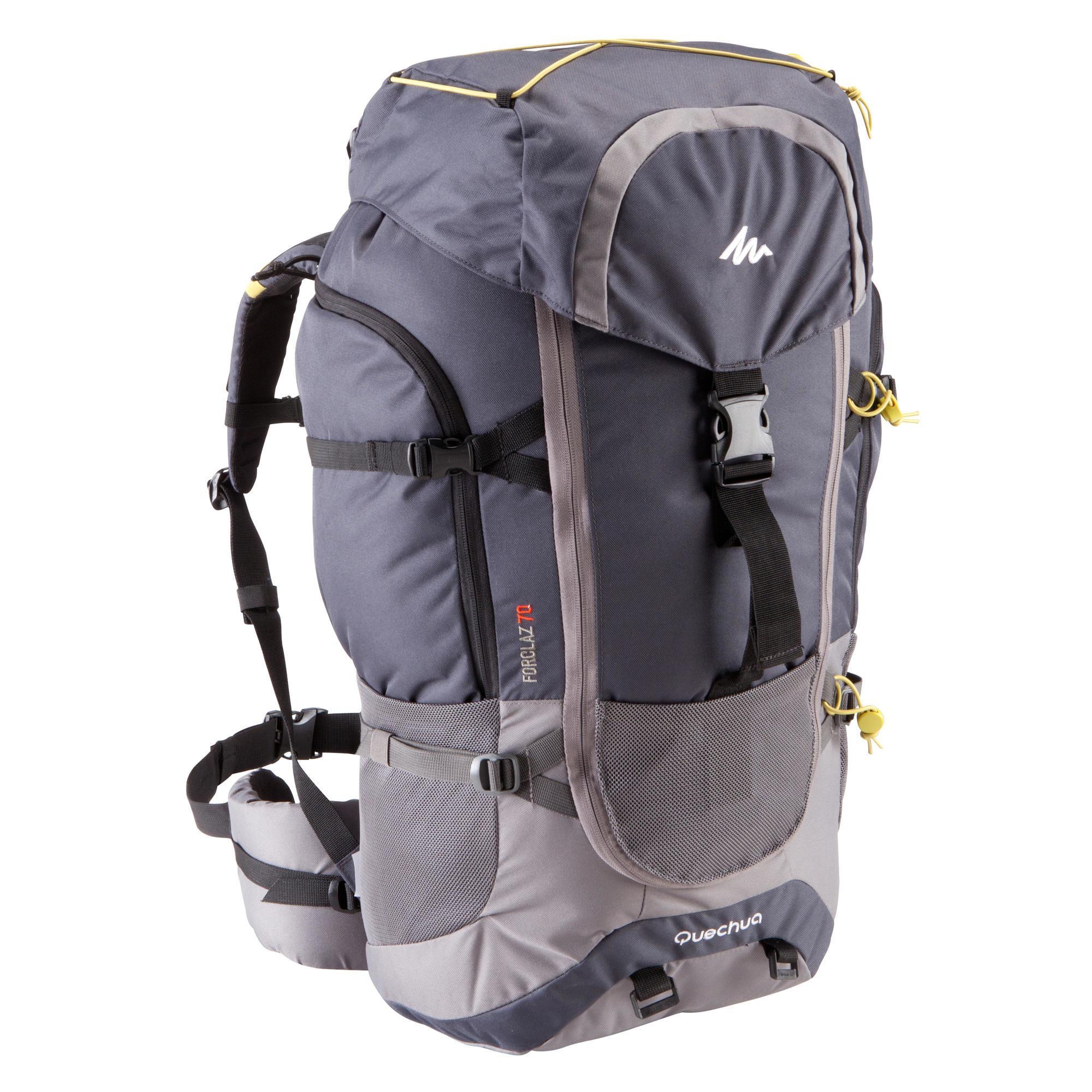Trekrugzak-Forclaz-70-liter-grijs