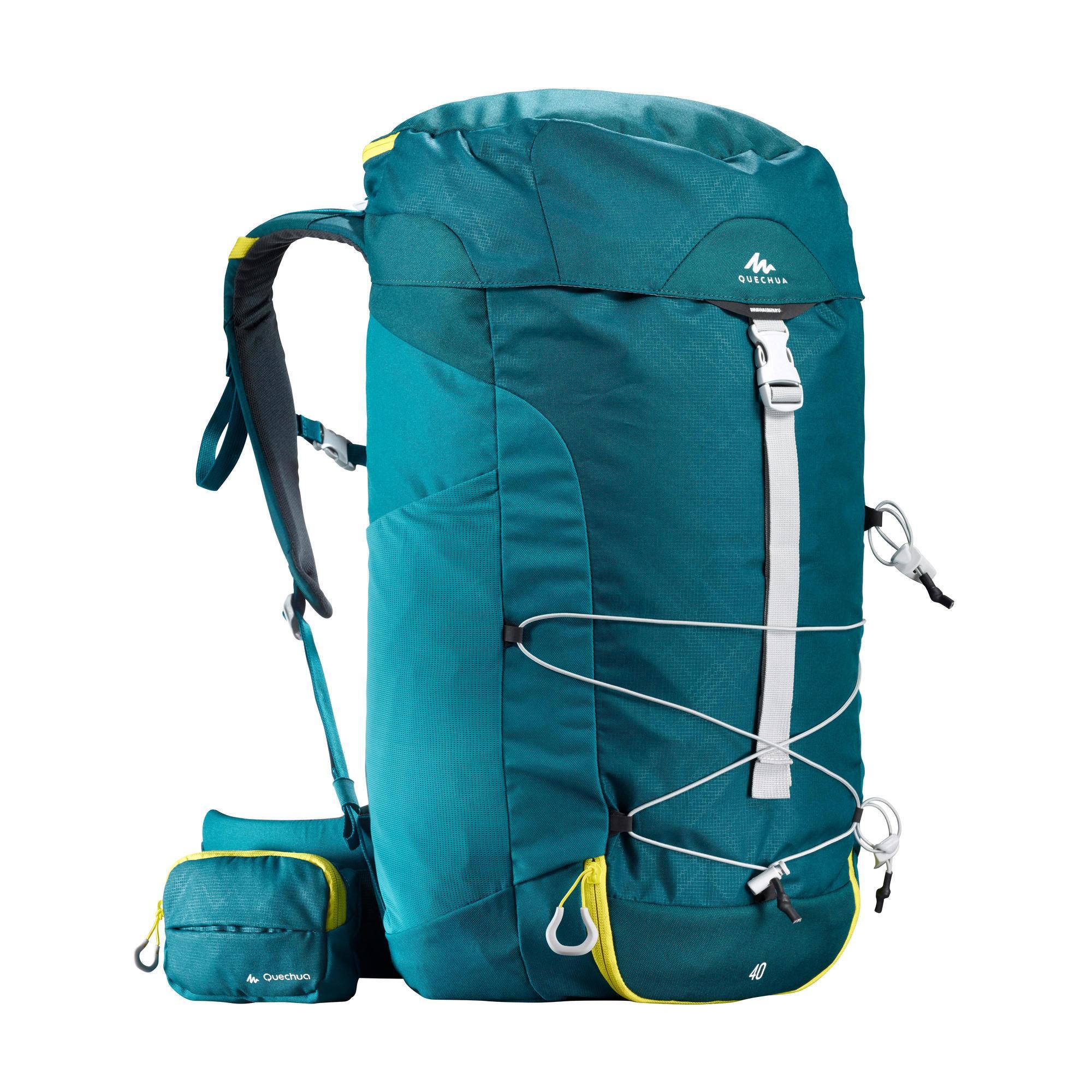 Wandelrugzak-voor-bergtochten-MH100-40-liter-blauw
