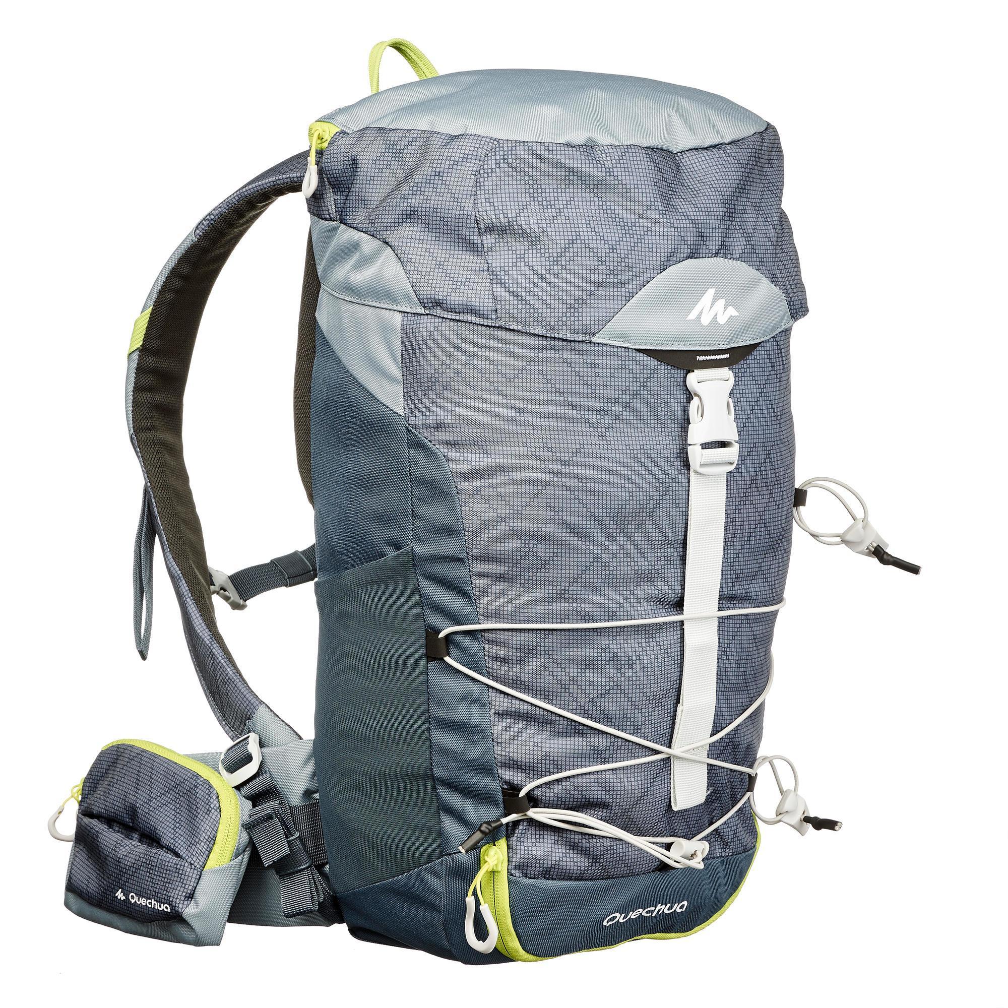 Wandelrugzak-voor-in-de-bergen-MH100-20-liter-grijs