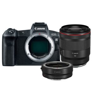 Canon EOS R + EF - RF Mount Adapter + RF 50mm F/1.2L USM